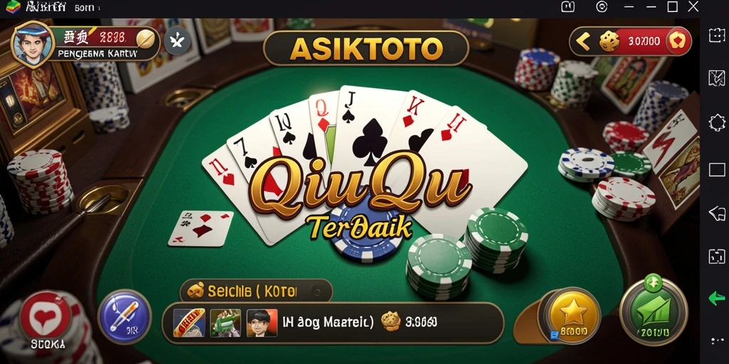 Tampilan gameplay QiuQiu yang mendebarkan di ASIKTOTO.