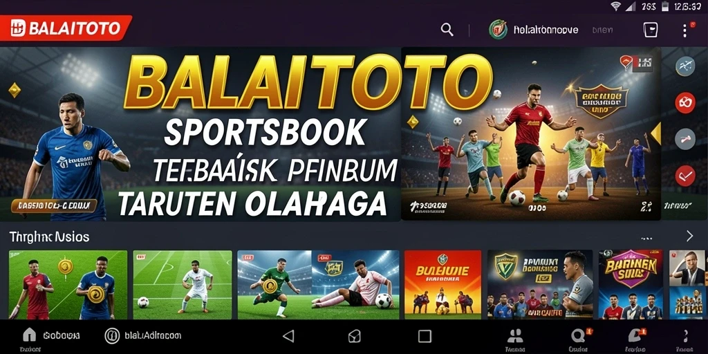 Tampilan menarik dari gameplay <strong>BALAITOTO</strong> saat menempatkan taruhan olahraga.