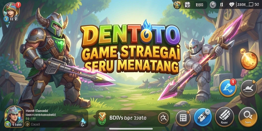 Tangkapan layar DENTOTO menampilkan momen strategi yang menegangkan.