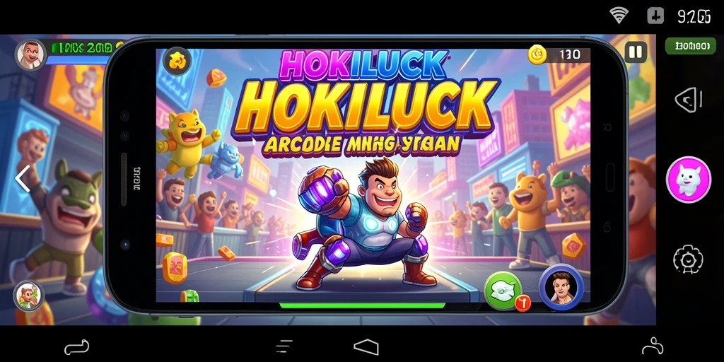 Tampilan gameplay HOKILUCK yang menantang dan seru.
