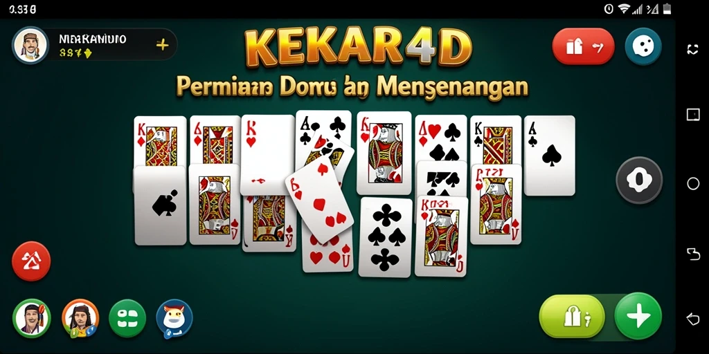 Tampilan menarik dari gameplay Domino di KEKAR4D.