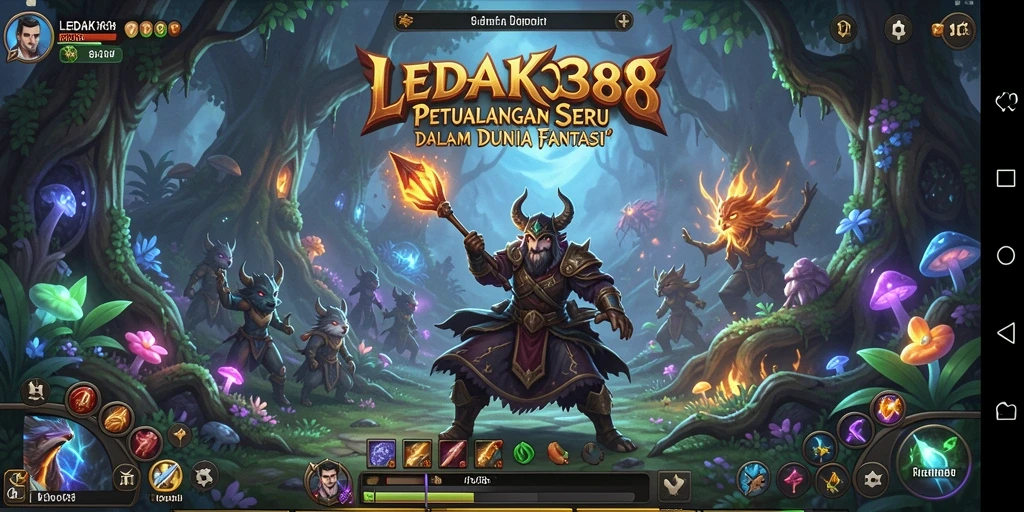 Tangkapan layar utama LEDAK388 menampilkan aksi petualangan yang mendebarkan.