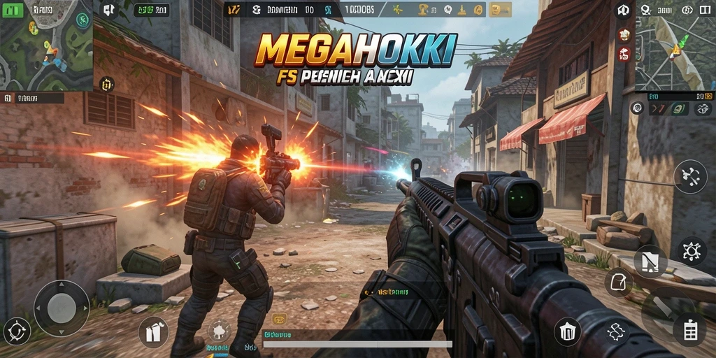 Gameplay seru dan intens dari MEGAHOKI.