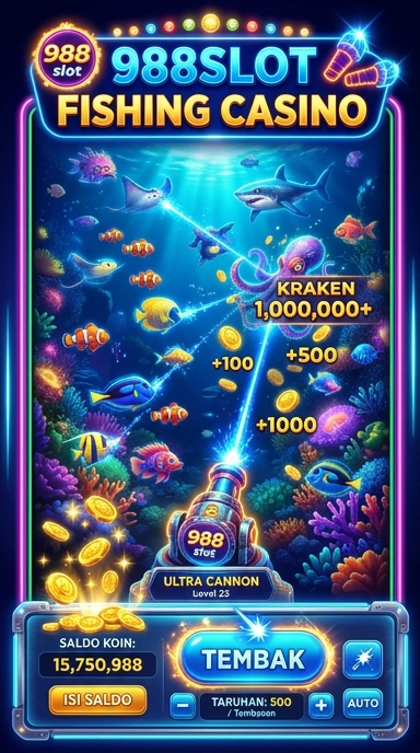 Tampilan utama aplikasi 988slot dengan akses mudah.